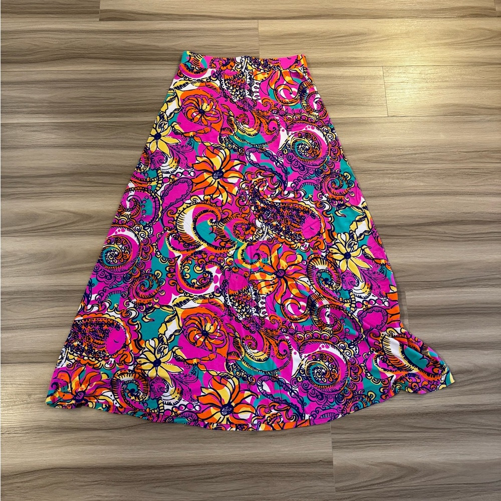 Lilly Pulitzer Pretty Floral Maxi Skirt